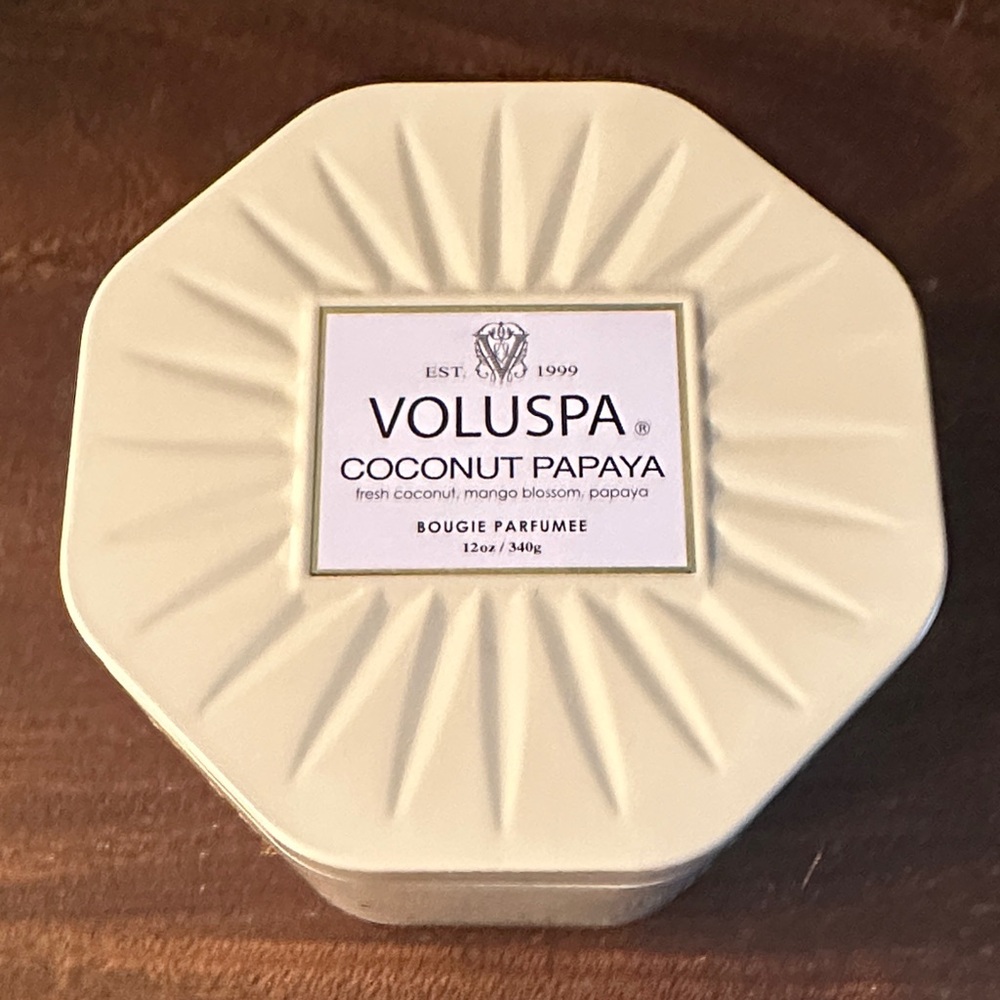 Voluspa Coconut Papaya Cream Tin